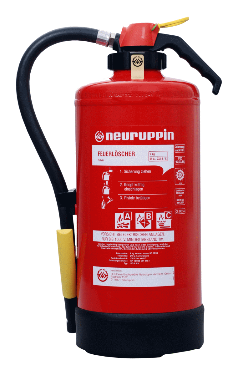 Feuerlöscher  Pulverlöscher von Neuruppin PG 2 ES Dauerdruck